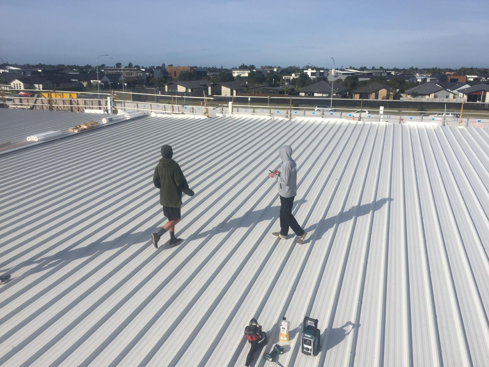 Commercial roofing project by YAHD Roof'n'Clad